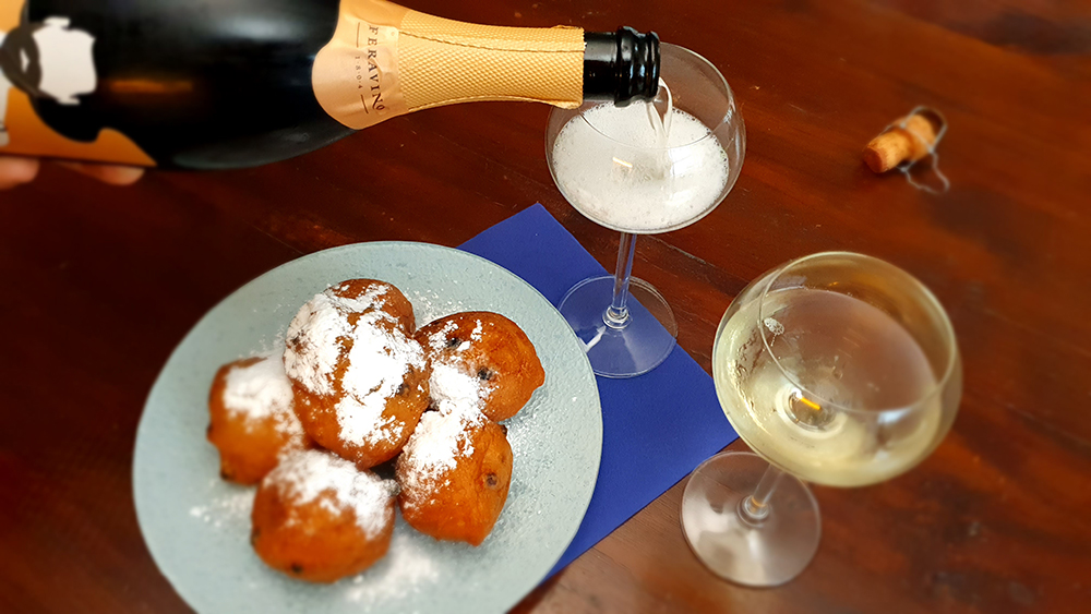 oliebollen met grasecco